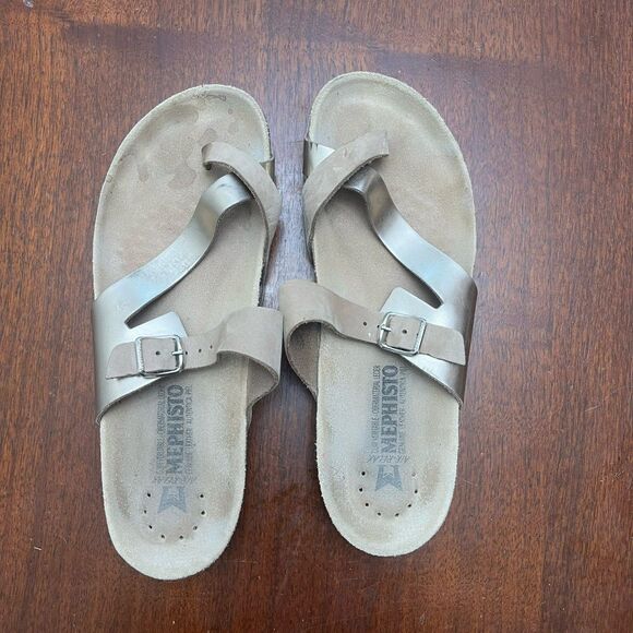 Sandals Flats By Mephisto In Brown, Size: 9 main image 0